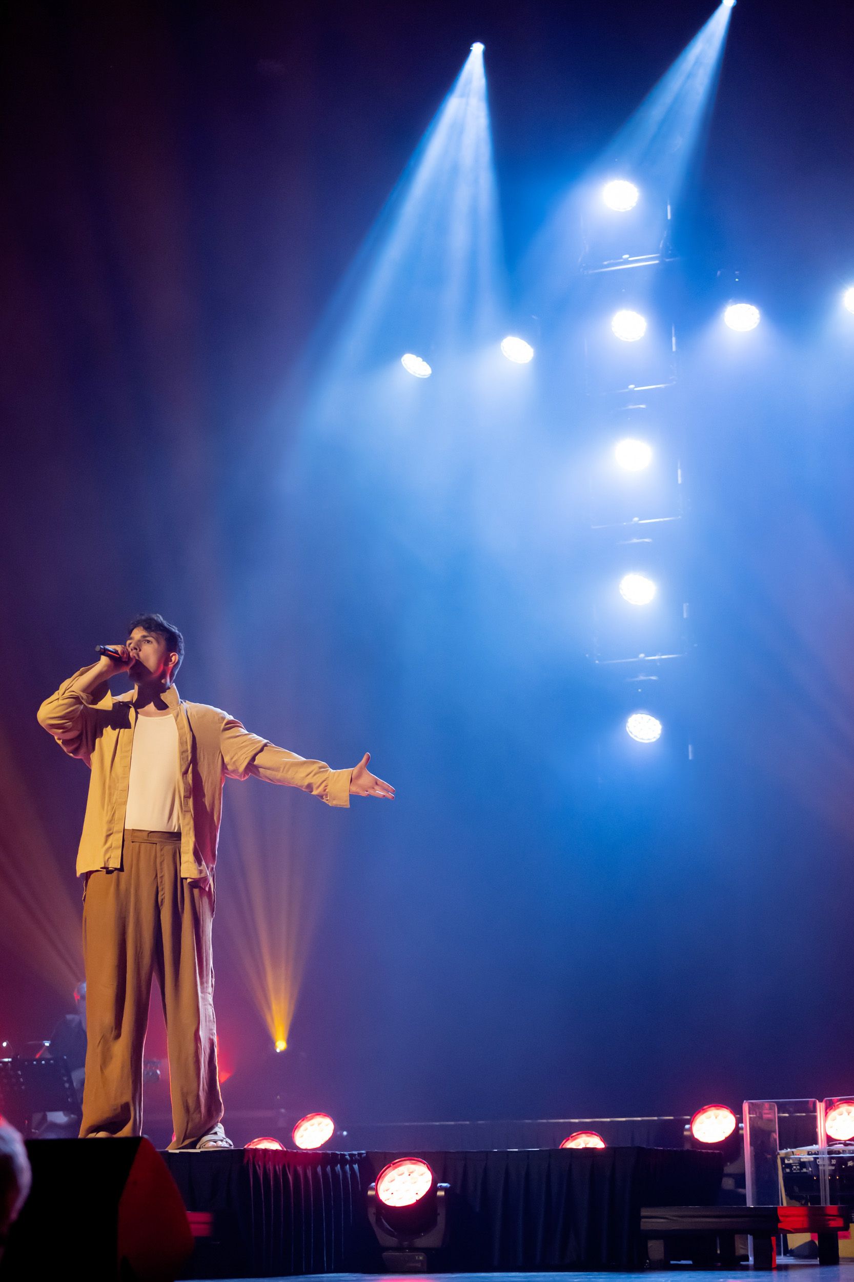 Jesus Christ Superstar av Tocca Entertainment I Linköping Konsert och Kongress. Martin Stokke Mathiesson som Jesus. Gethsemane.
