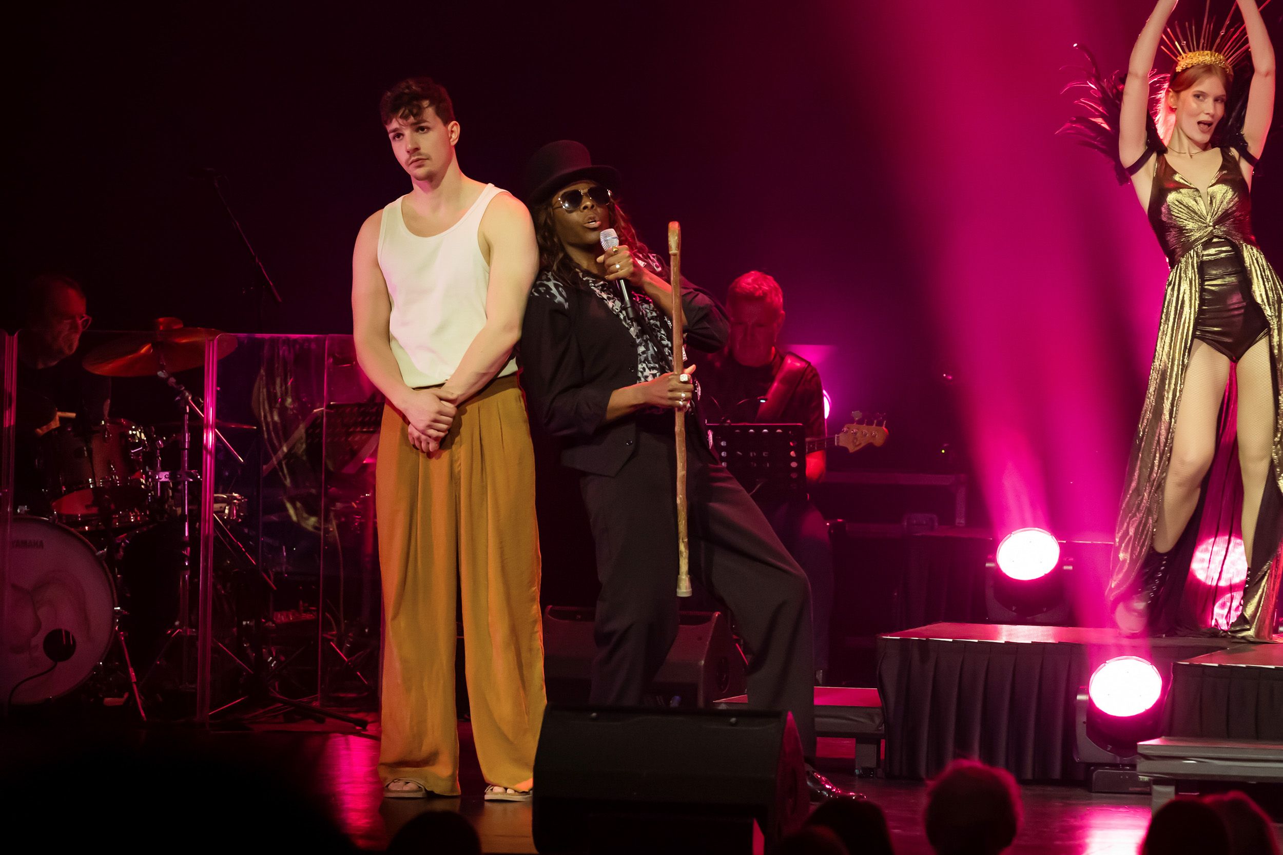Jesus Christ Superstar av Tocca Entertainment I Linköping Konsert och Kongress John Alexander Eriksson som Herodes med Jesus.