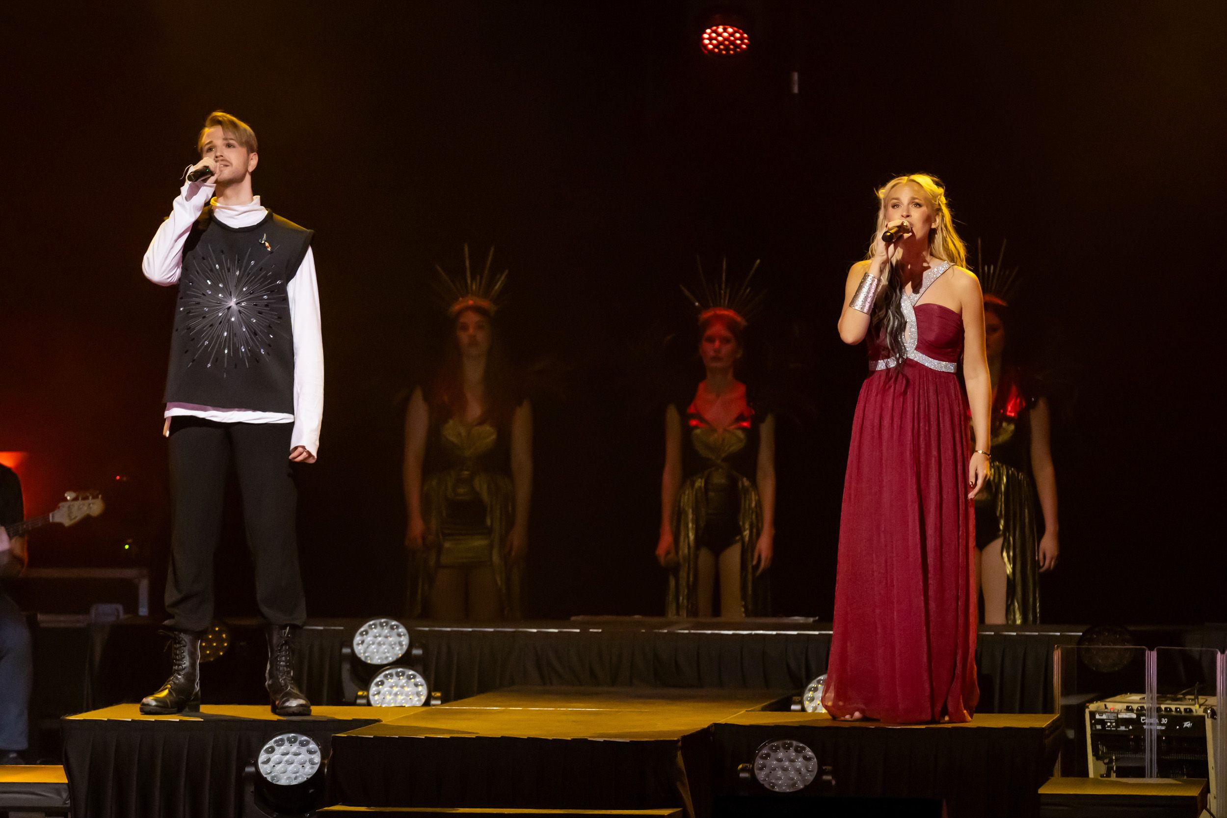 Jesus Christ Superstar av Tocca Entertainment I Linköping Konsert och Kongress på Påskafton 2026. Eleonor Léone och Gabriel Sjöwall.