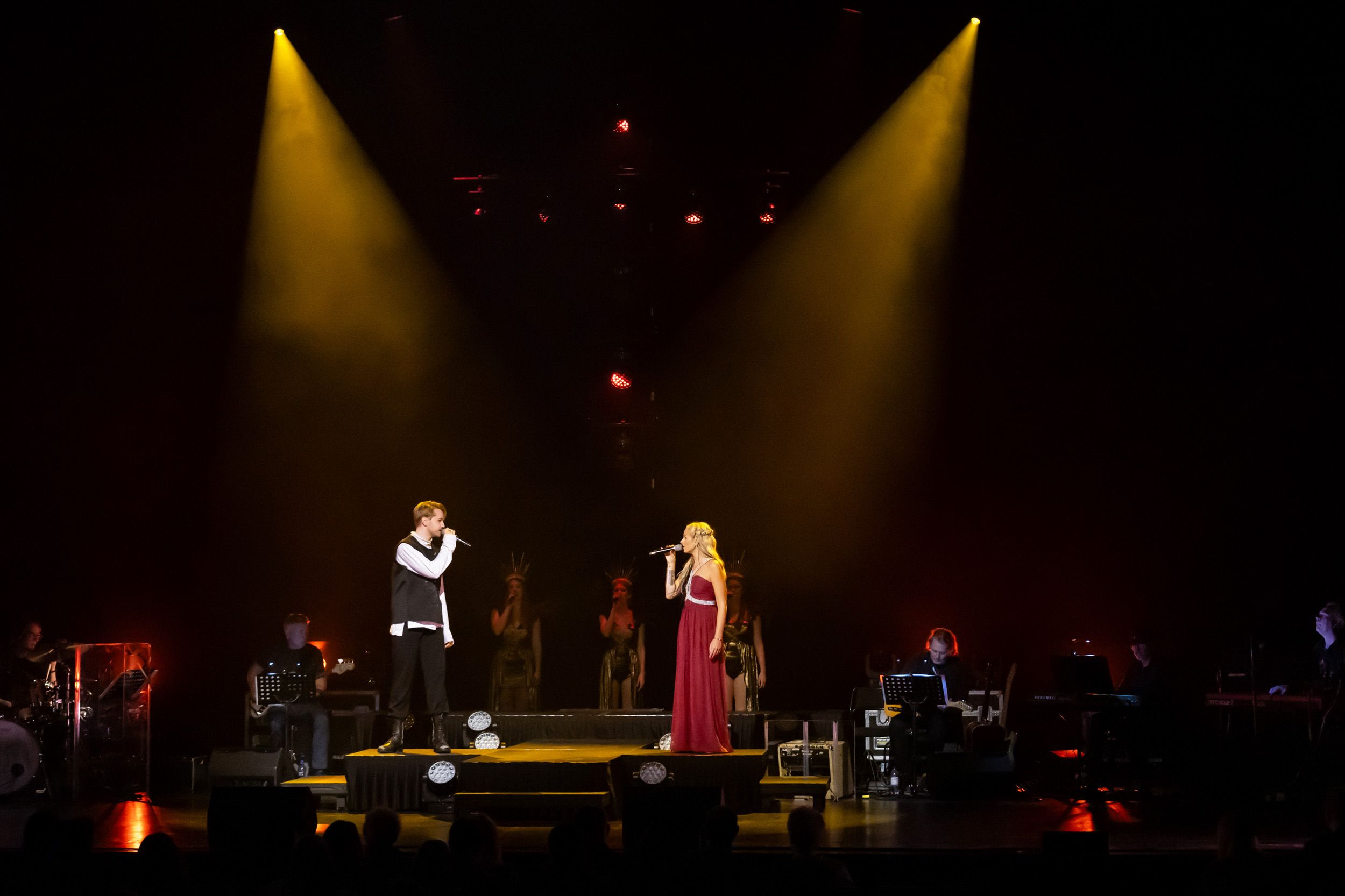 Jesus Christ Superstar av Tocca Entertainment I Linköping Konsert och Kongress på Påskafton 2026. Eleonor Léone och Gabriel Sjöwall.