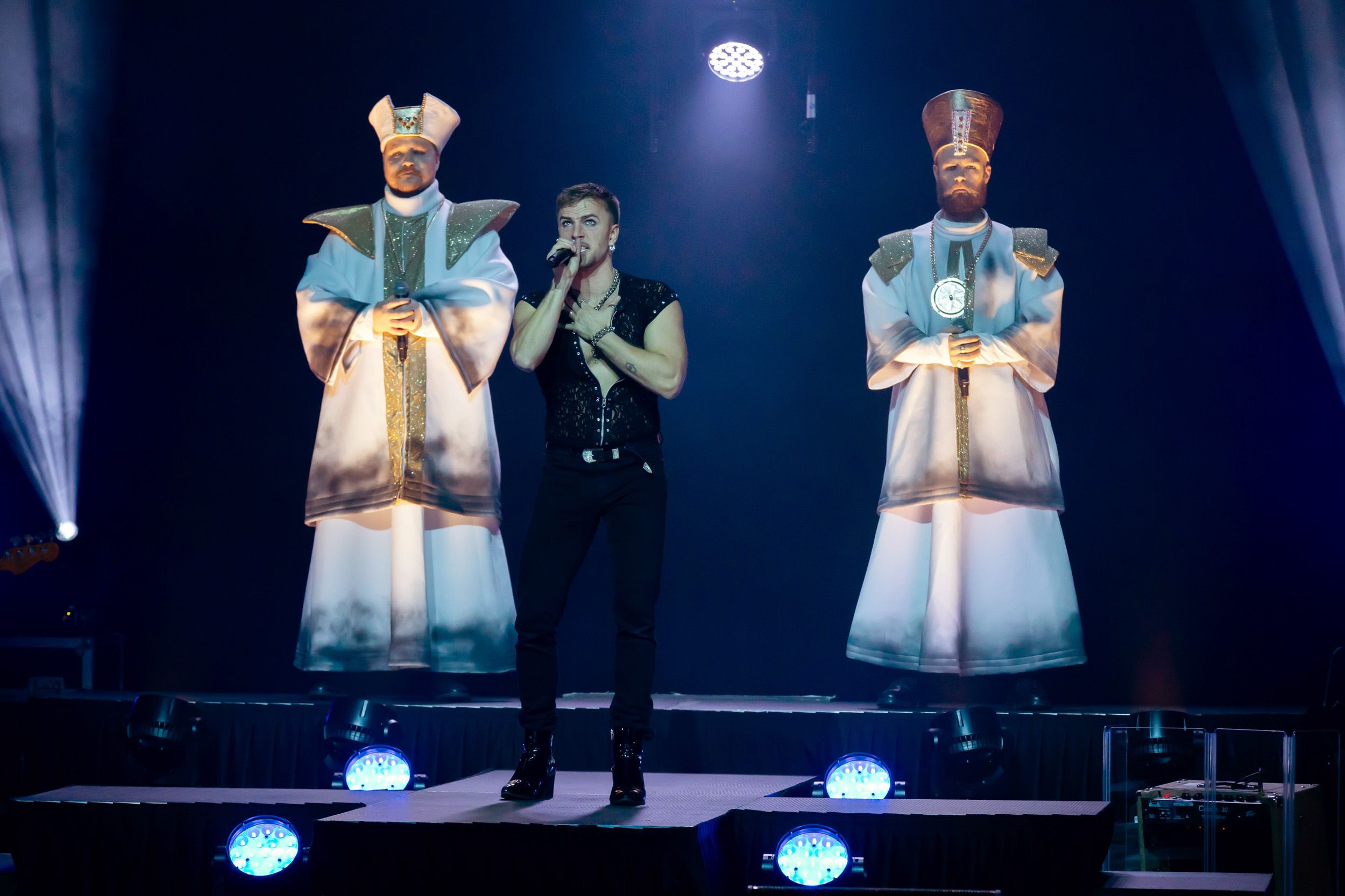Jesus Christ Superstar av Tocca Entertainment I Linköping Konsert och Kongress. Petter Snive. Aleksi Evansson. Axel Noremo.