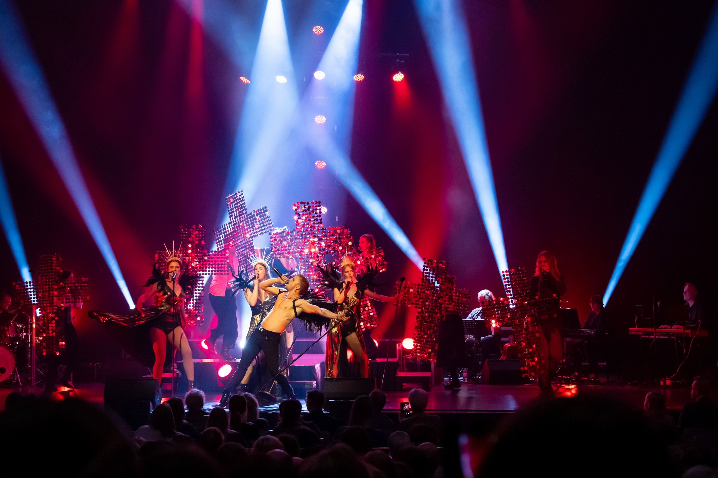 Jesus Christ Superstar av Tocca Entertainment I Linköping Konsert och Kongress på Påskafton 2026. Martin Stokke Mathiesen och Petter Snive.