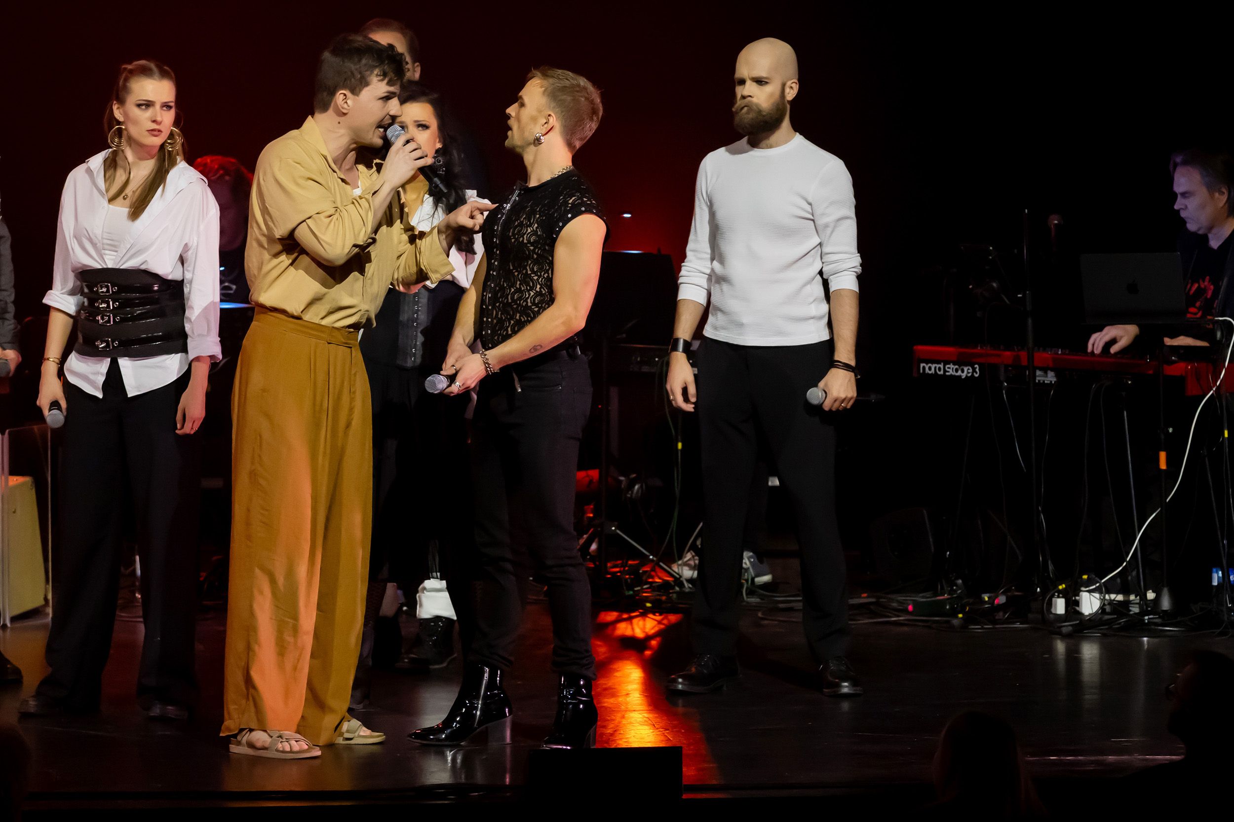 Jesus Christ Superstar av Tocca Entertainment I Linköping Konsert och Kongress. Martin Stokke Mathiesen och Petter Snive som Judas.