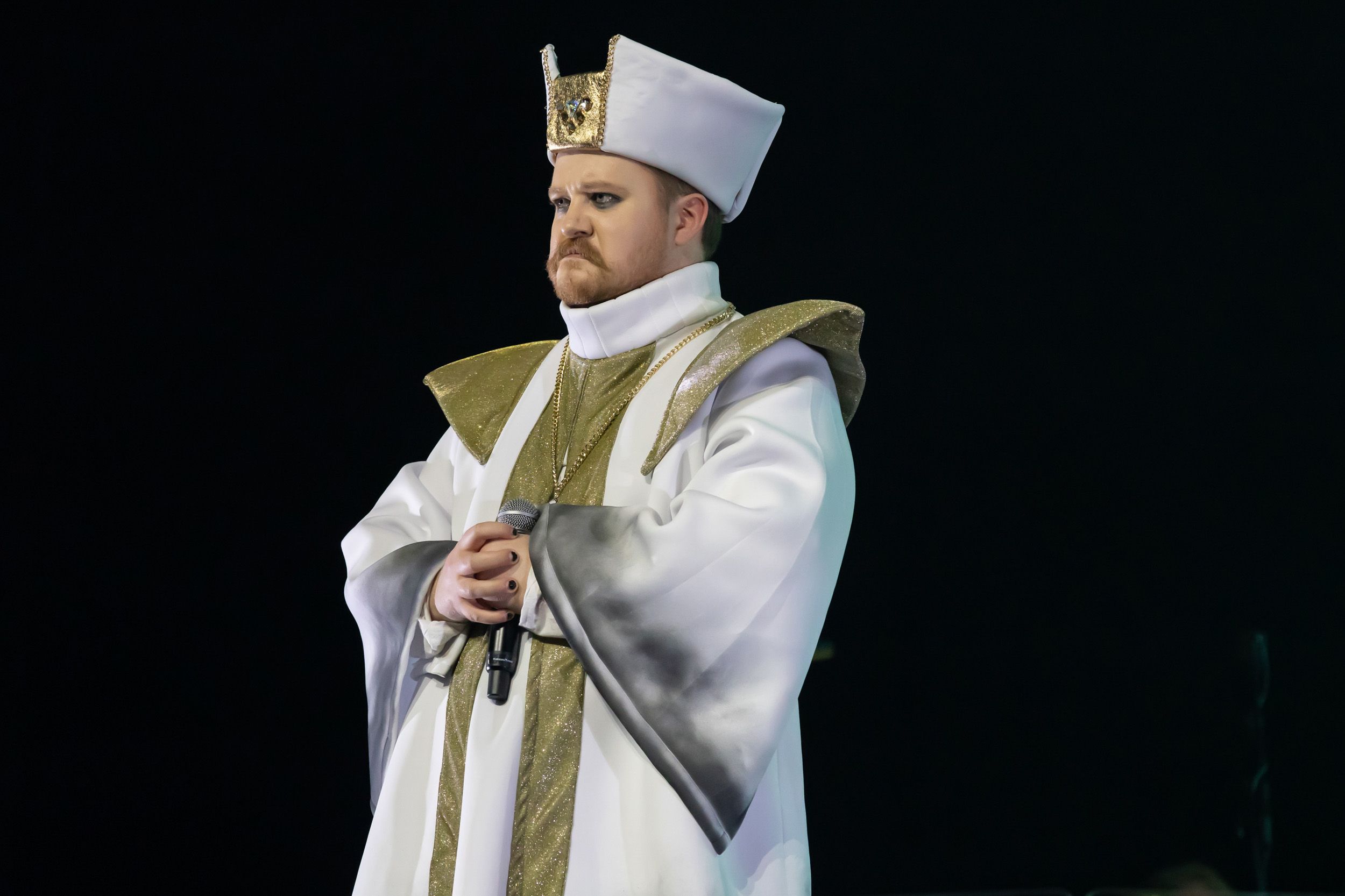 Jesus Christ Superstar av Tocca Entertainment I Linköping Konsert och Kongress. Axel Noremo som Hannas.