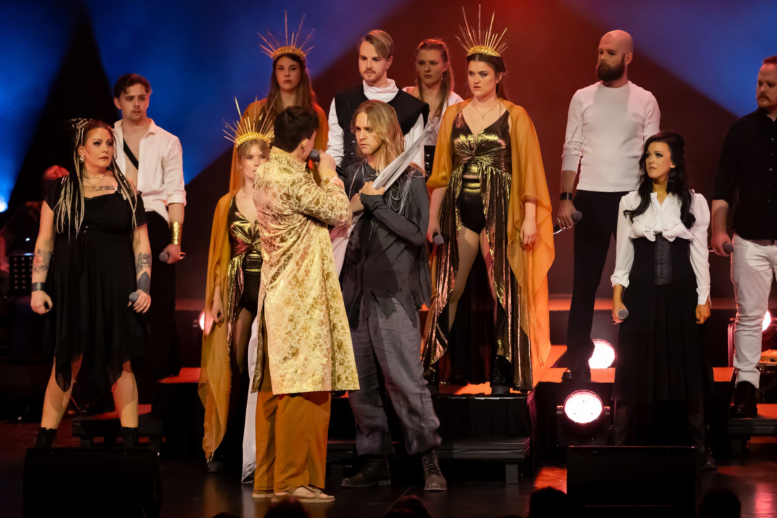 Jesus Christ Superstar av Tocca Entertainment I Linköping Konsert och Kongress. Jesus Martin Stokke Mathiesen med Simon. 
'