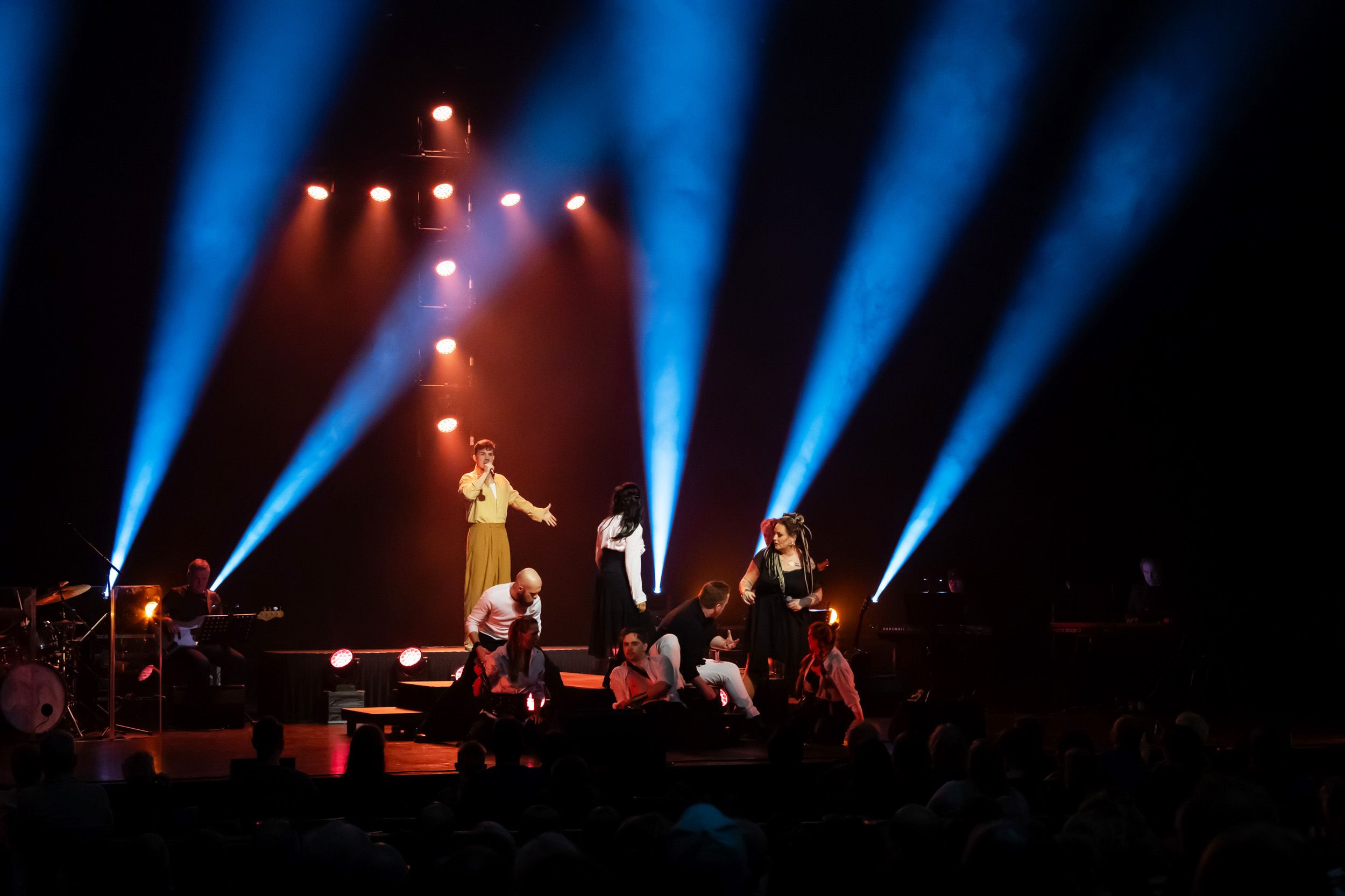 Jesus Christ Superstar av Tocca Entertainment I Linköping Konsert och Kongress. Jesus Martin Stokke Mathiesen.