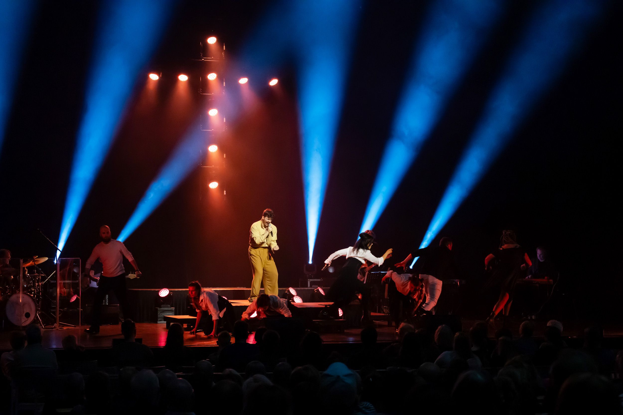Jesus Christ Superstar av Tocca Entertainment I Linköping Konsert och Kongress. Jesus Martin Stokke Mathiesen.