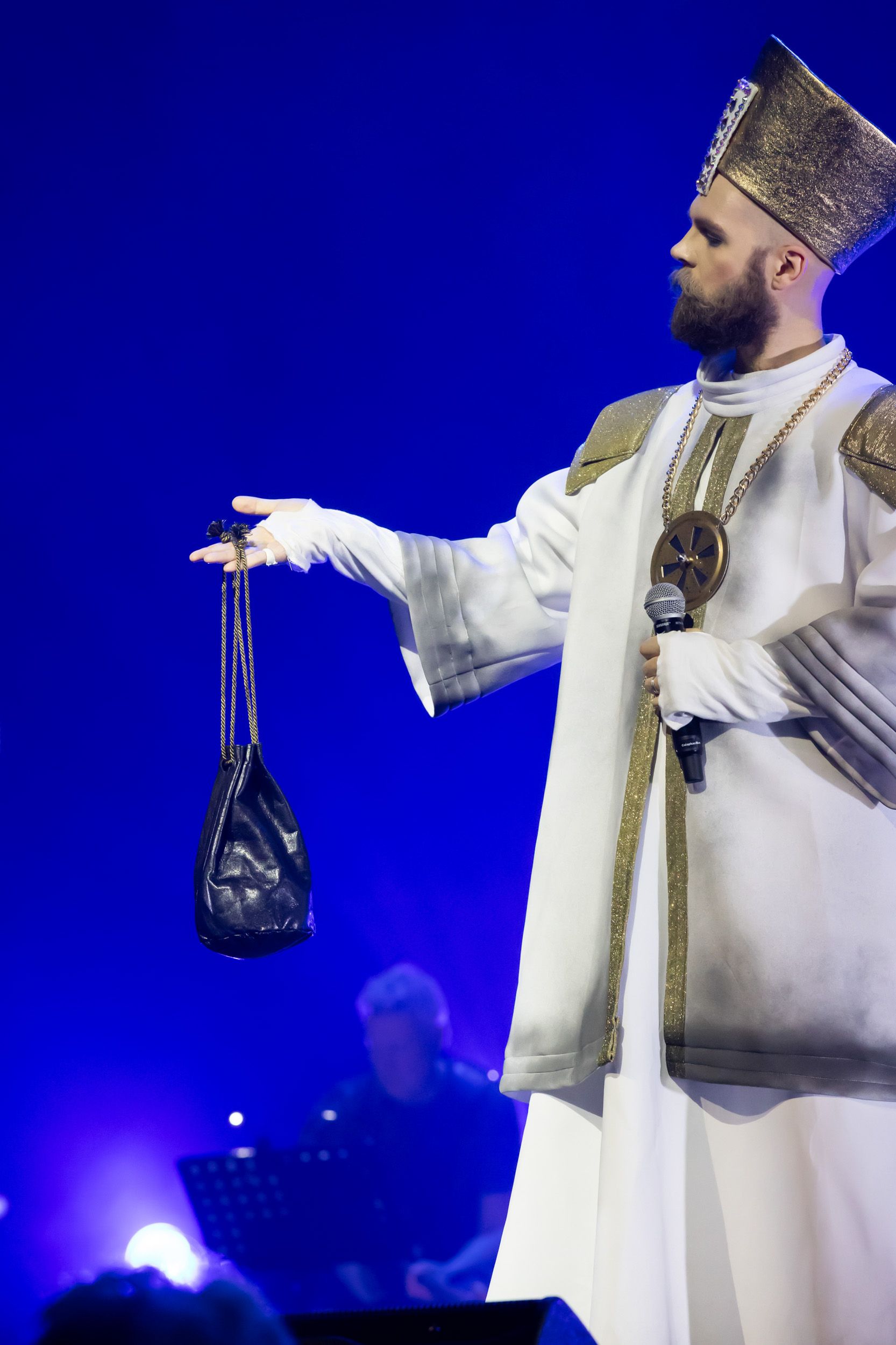 Jesus Christ Superstar av Tocca Entertainment I Linköping Konsert och Kongress. Judas, Kaiafas och Hannas.