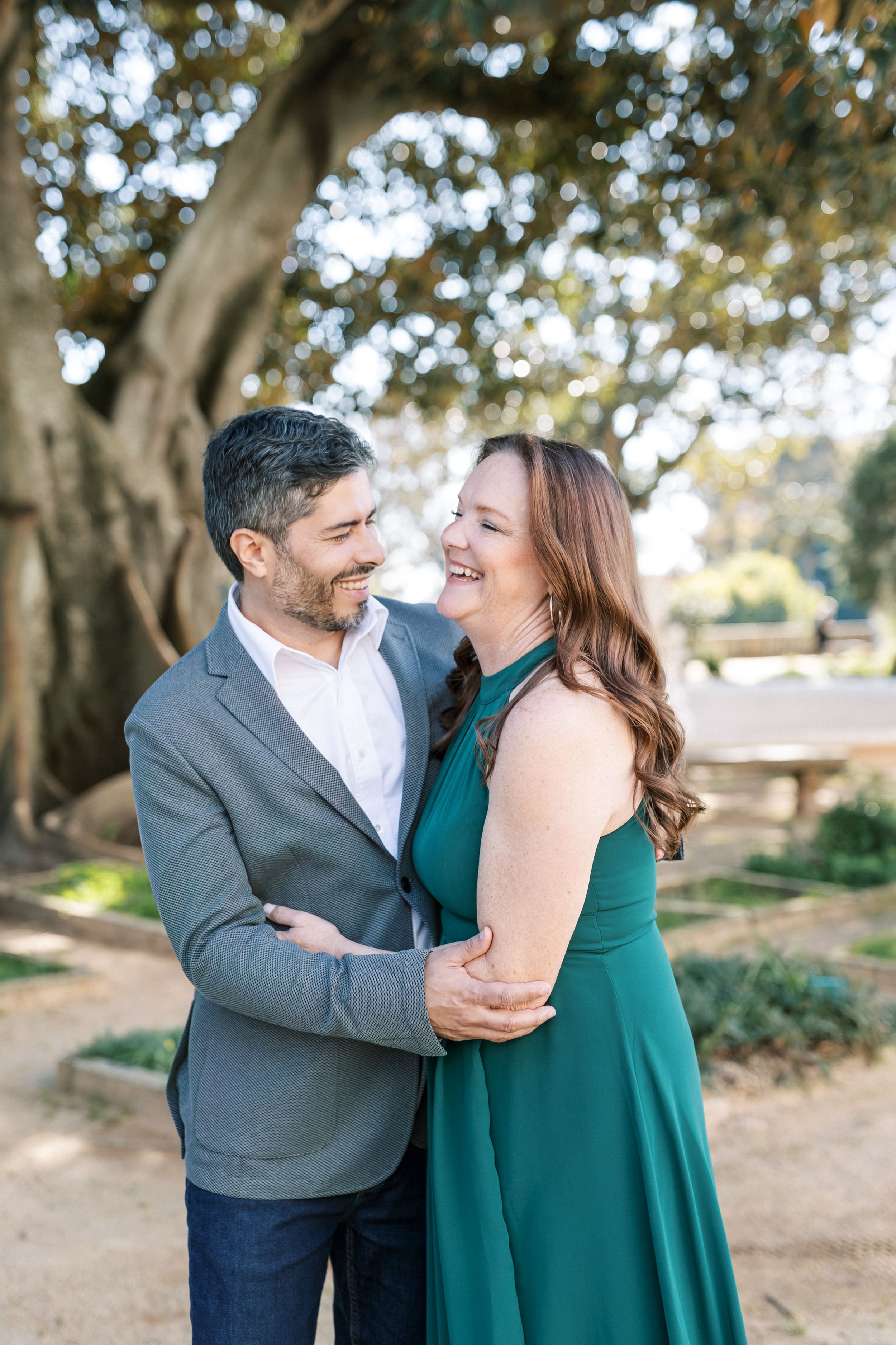 Lisbon engagement photographer Vandelli Botanical Garden