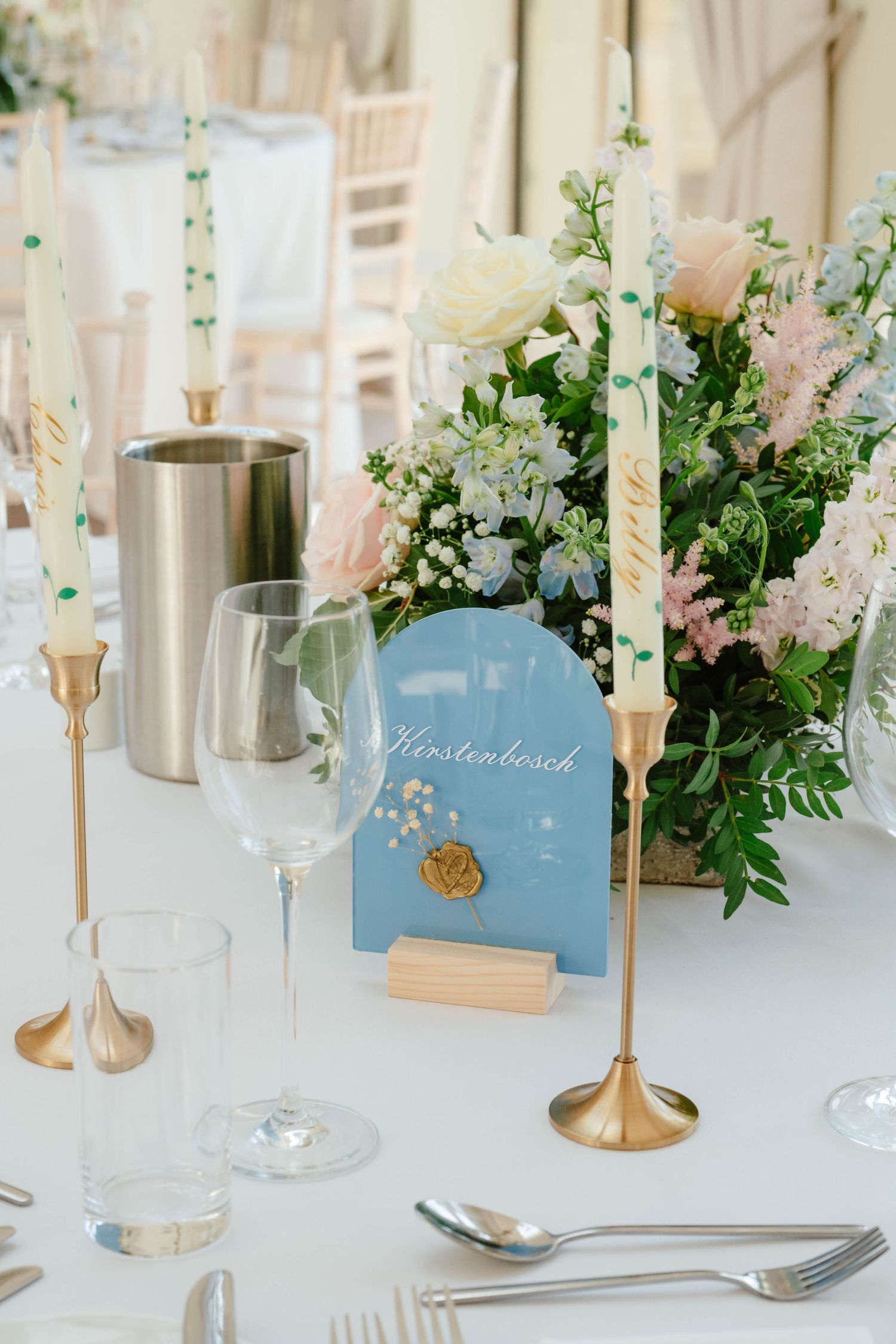 Zara Davis Wedding Photography Bristol Combe Lodge Cotswolds Cheltenham Old Down Estate table candles close up