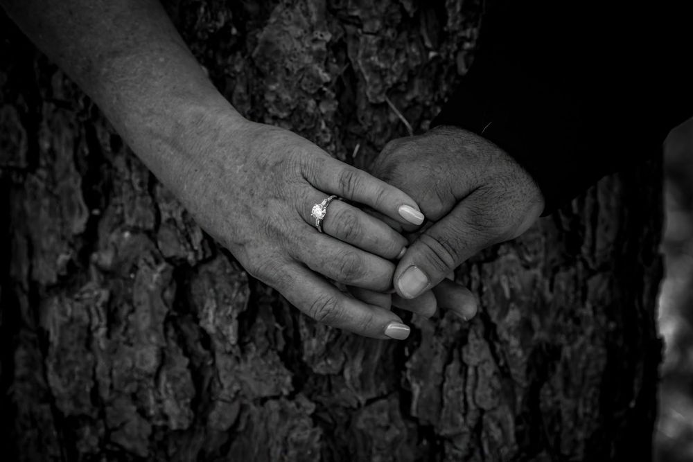 First look photos at a El dorado county wedding.