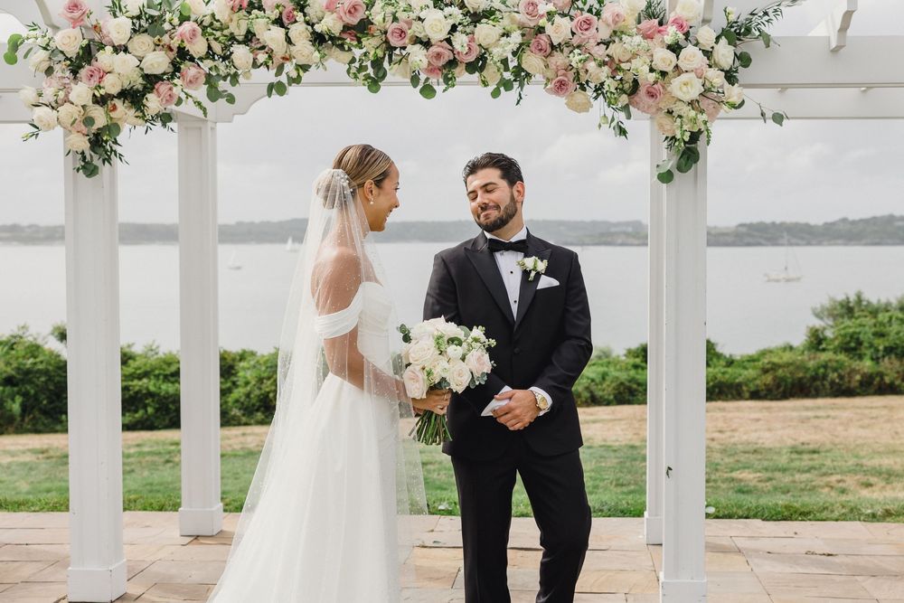 First look at OceanCliff Newport RI Wedding Photography