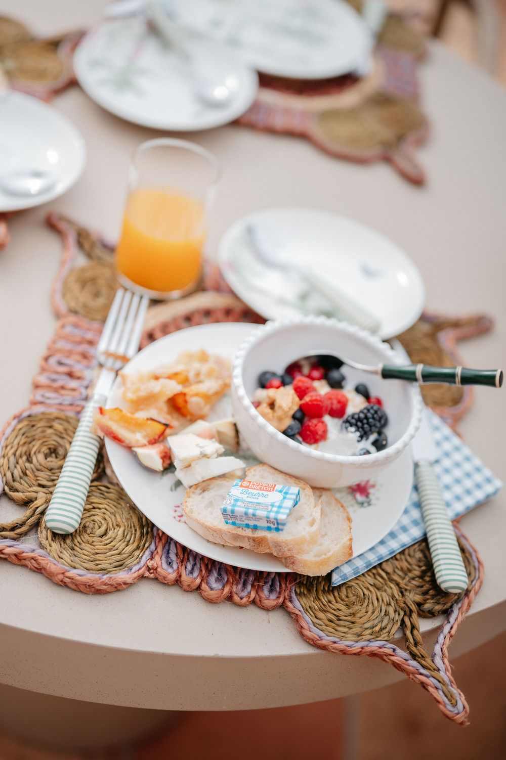 Breakfast at bastide saint honorat in Grasse, France