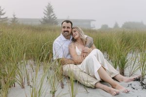 Beach engagement session, Nova Scotia, South Shore, East coast, Fog beach session, Ontario photographer, Nova Scotia Photographer, couple