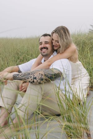 Beach engagement session, Nova Scotia, South Shore, East coast, Fog beach session, Ontario photographer, Nova Scotia Photographer, couple