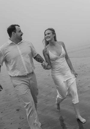 Beach engagement session, Nova Scotia, South Shore, East coast, Fog beach session, Ontario photographer, Nova Scotia Photographer, couple