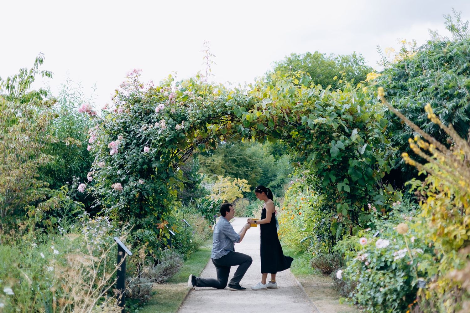 Cotswolds proposal photographer capturing a special moment.