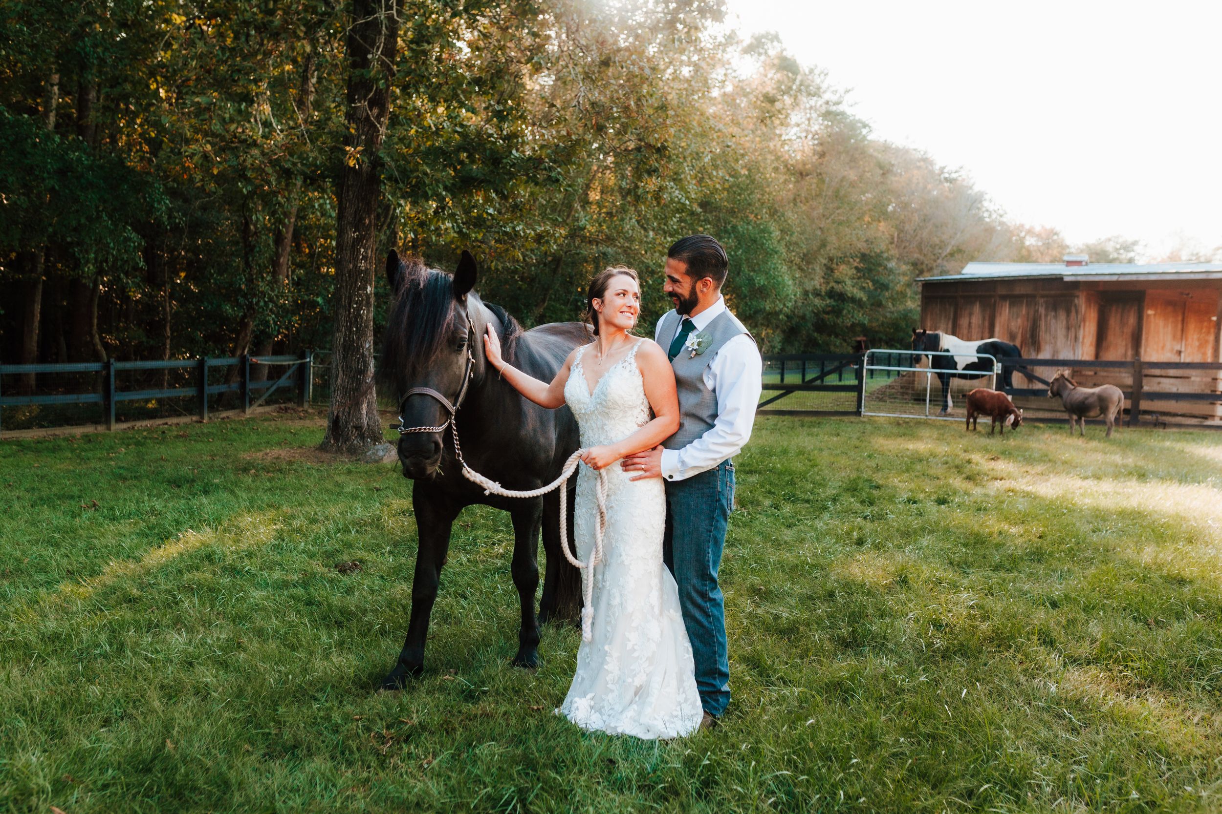 wedding photography farm nc