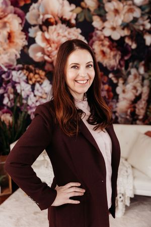 confident woman professional headshot by Urso photography