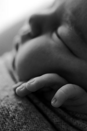 baby photography in hamilton waikato with babies fingernails macro shot