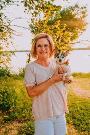 Dog Outside Happy OKC Cayna Hunter Photography