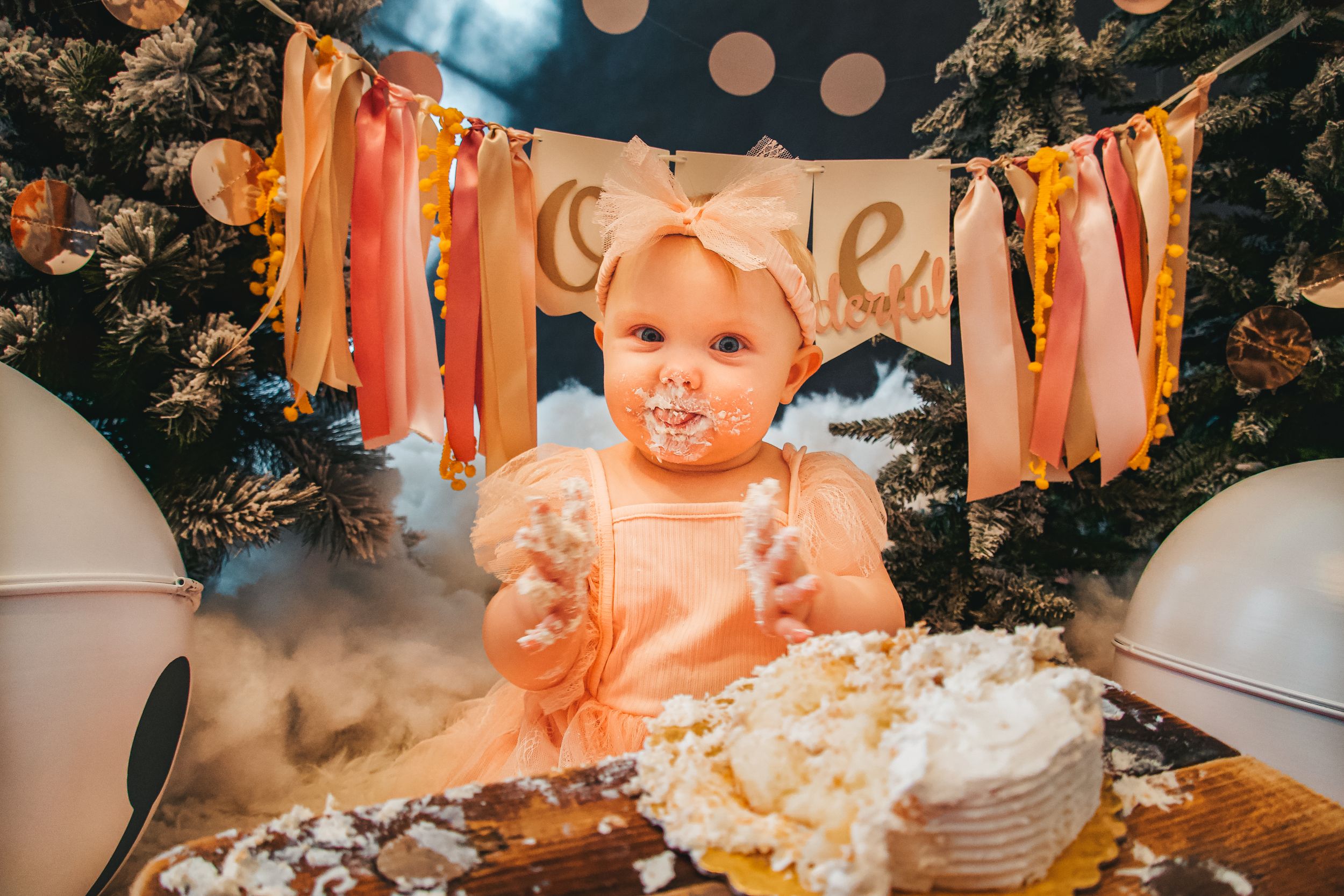 Baby Birthday Cayna Hunter Photography Winter