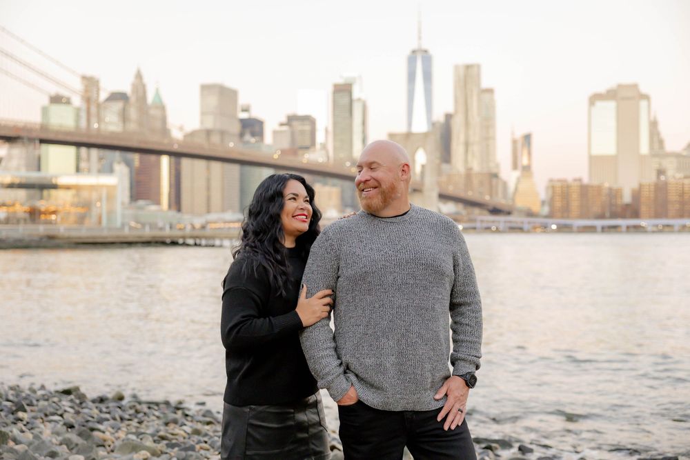 Sunrise Family Session at Pebble Beach in Brooklyn, NYC