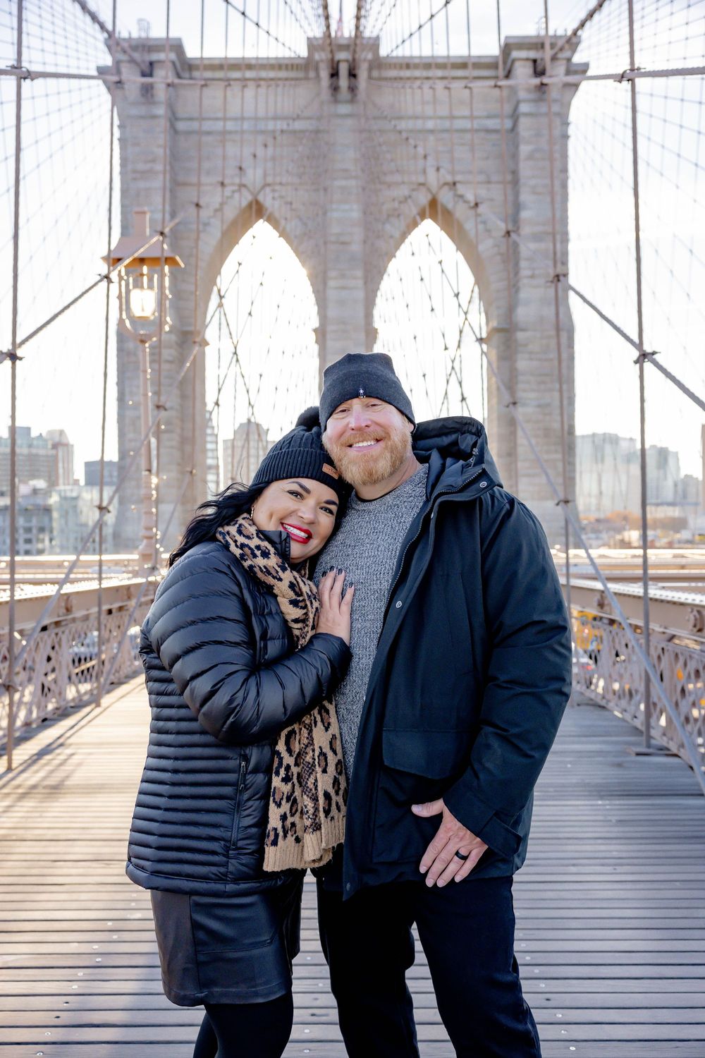 Sunrise Family Session on The Brooklyn Bridge