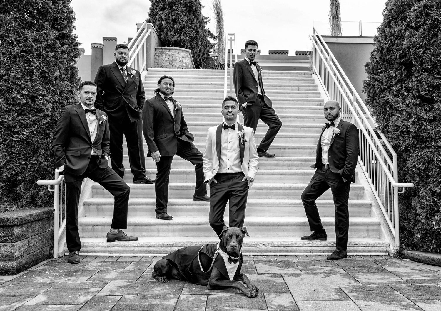 Candid black and white wedding photography – Long Island wedding photographer