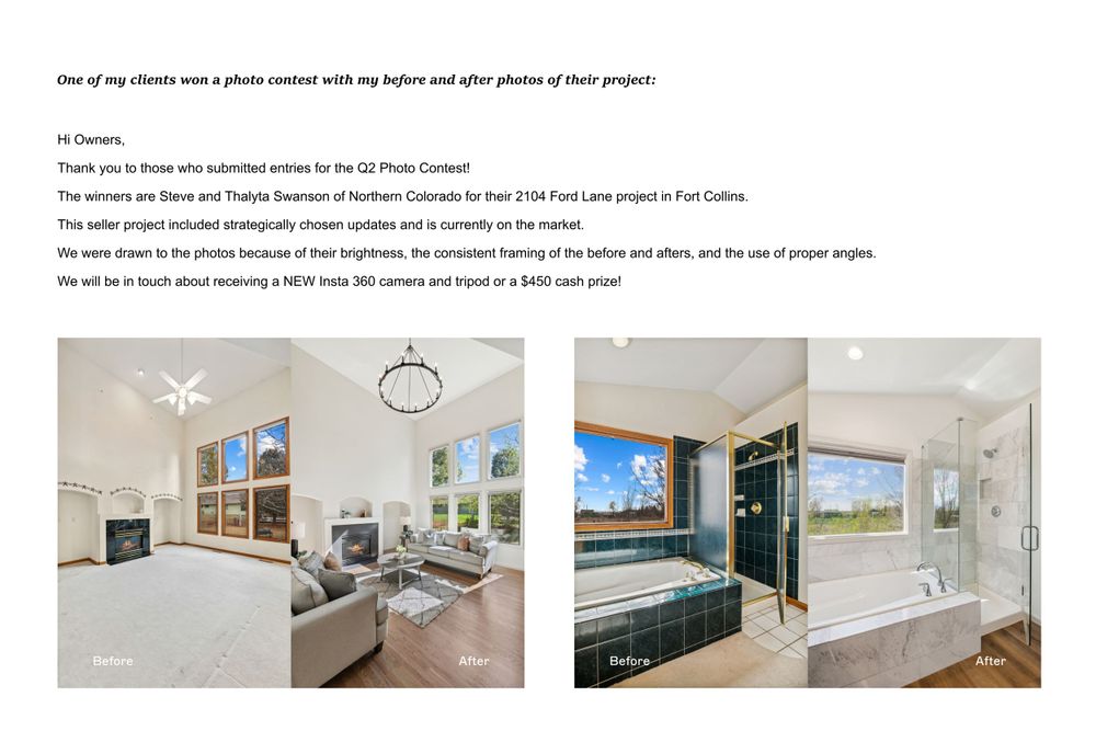 contest winning photography before and after contractor remodeler construction