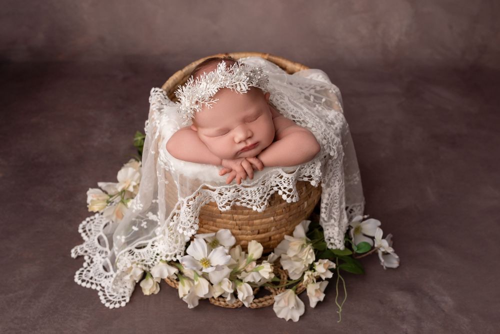 professional newborn photographer Birmingham baby portrait