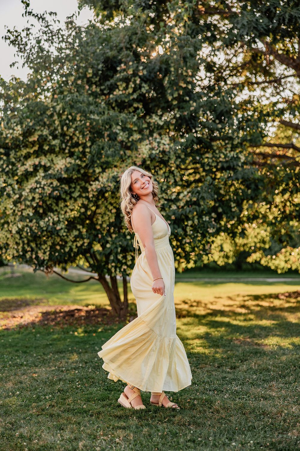 Rochester senior photography session capturing candid portraits of a high school senior.