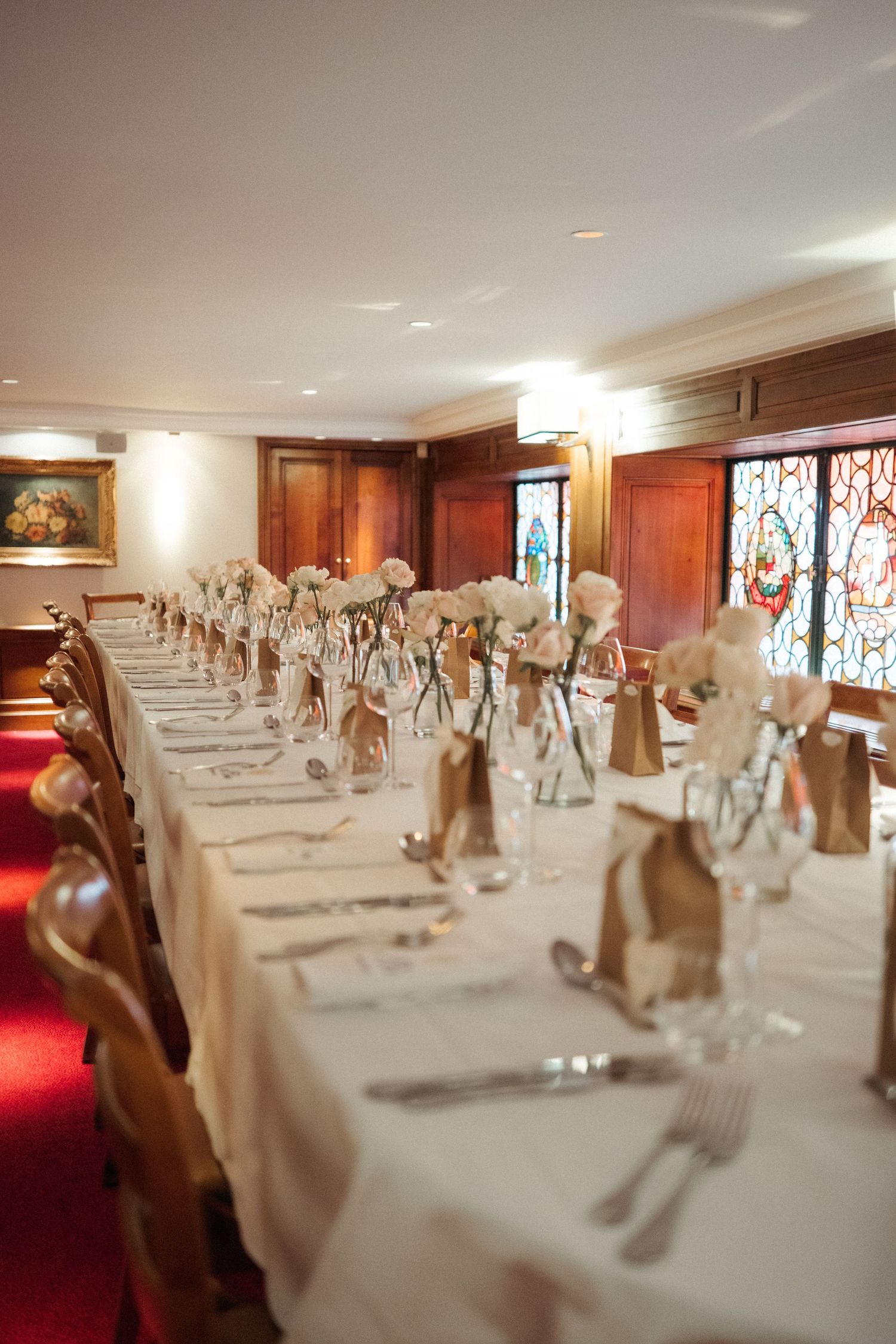 photo wedding table dinner in Lyon