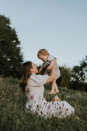 Mother and Baby Sunset Photography, Glemsford, Sudbury, Suffolk