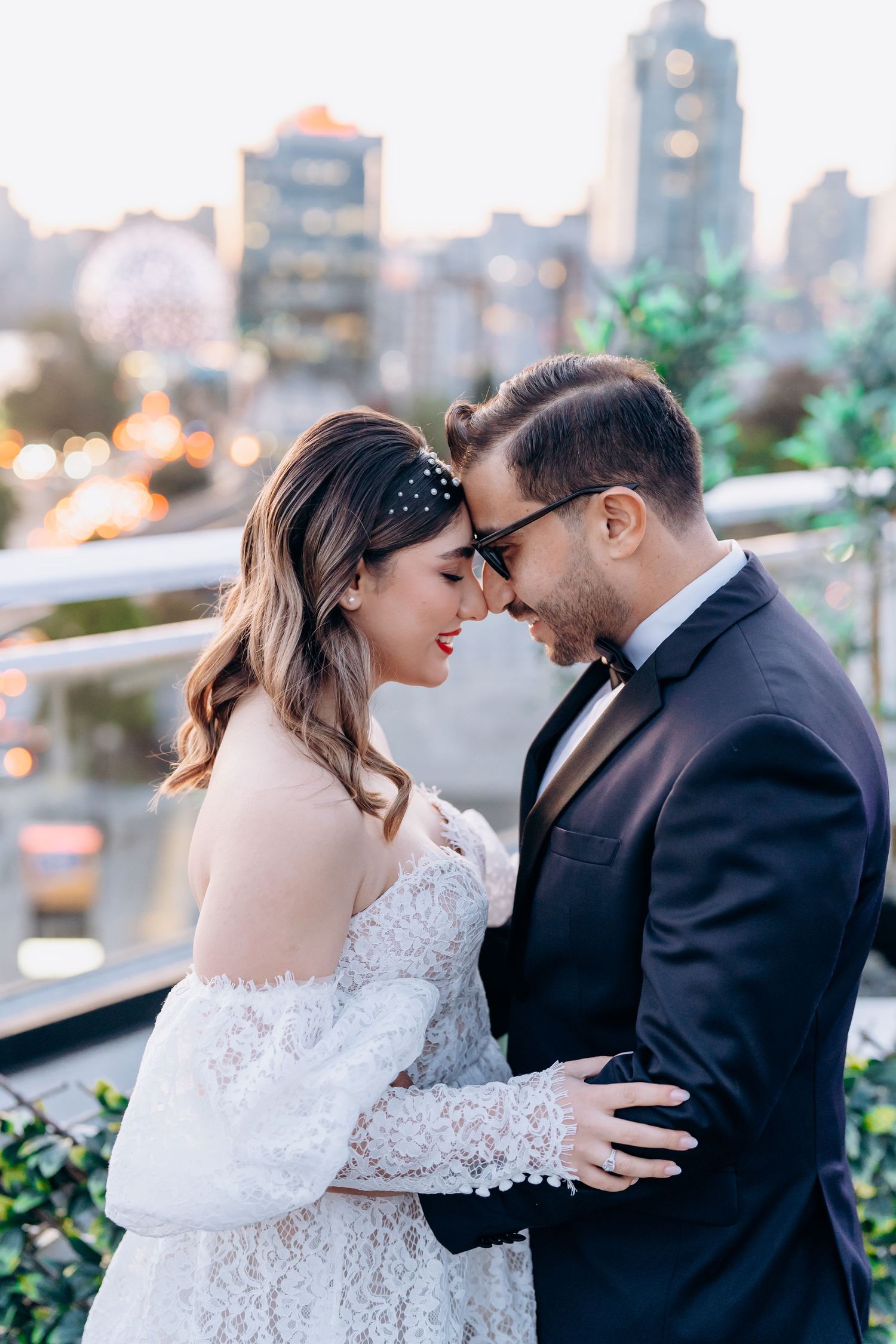 penthouse event and suites wedding ceremony photos