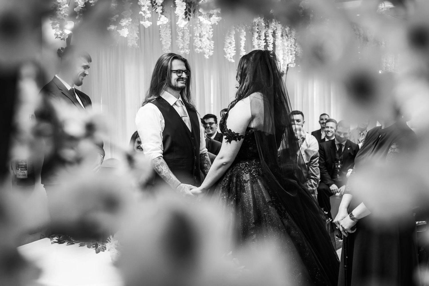 Wedding exchanging rings photographer, Warrington, North west uk