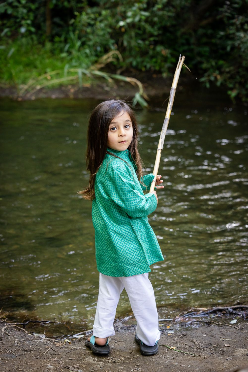 Los Gatos Family Photo Session at Vasona park at sunset by Cindy Tucey Photography