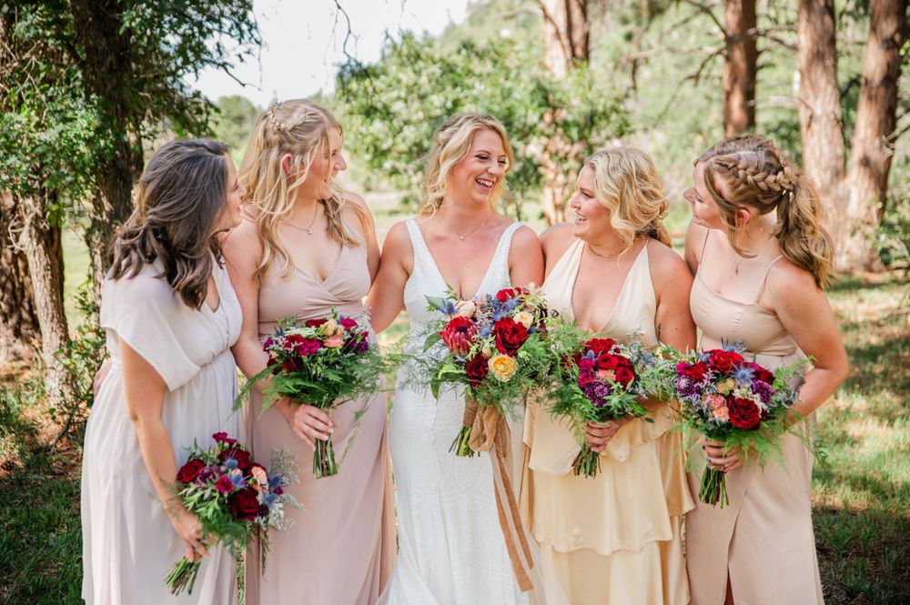 Bridal party. Photography.