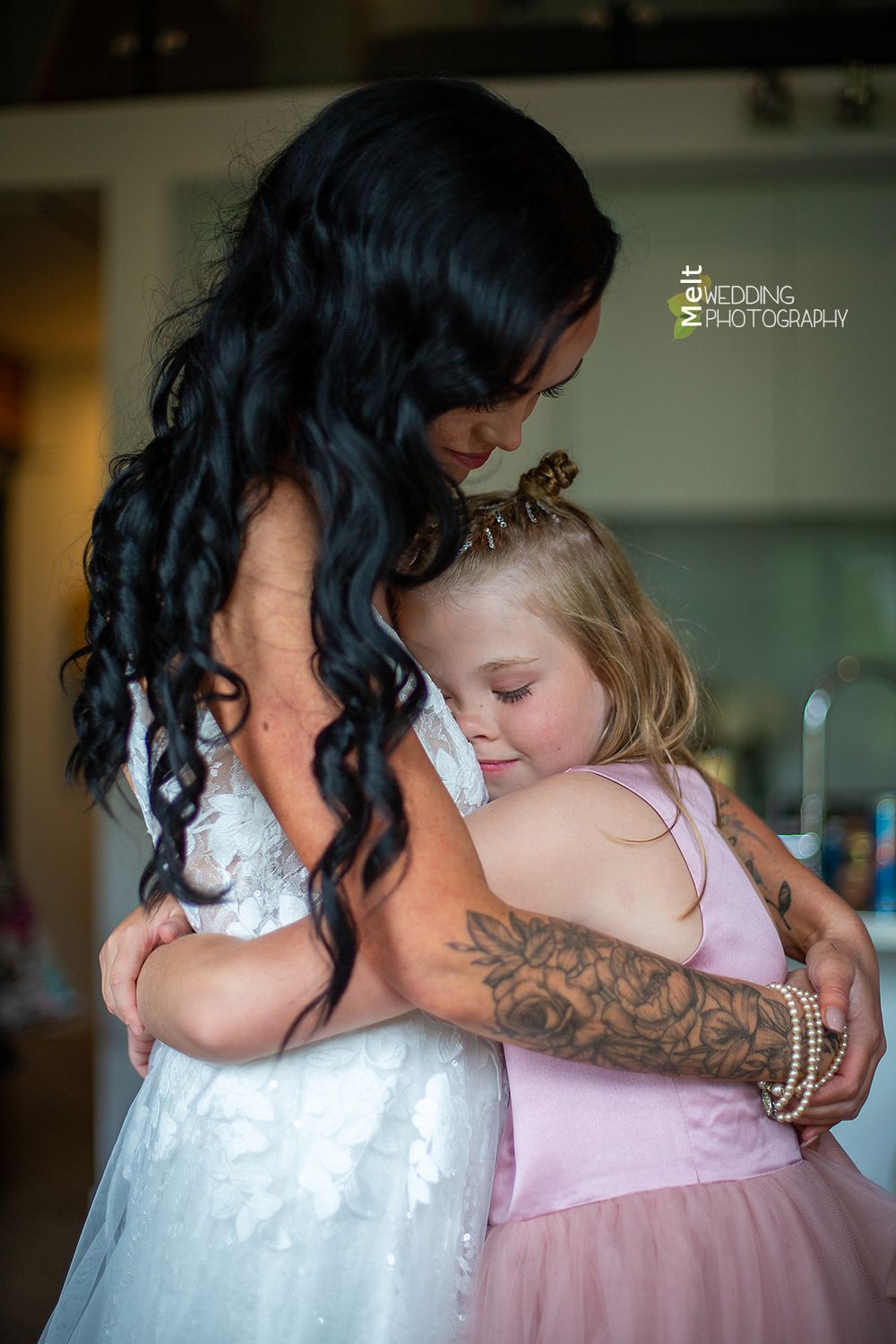 A hug from mum