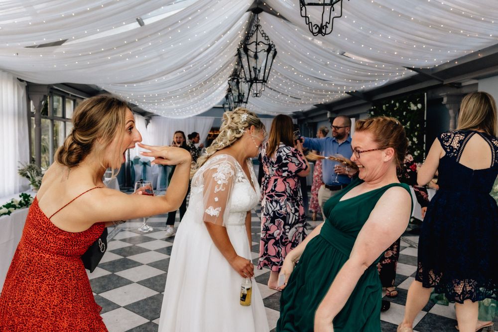 dancing at wedding Stanhill Court Hotel