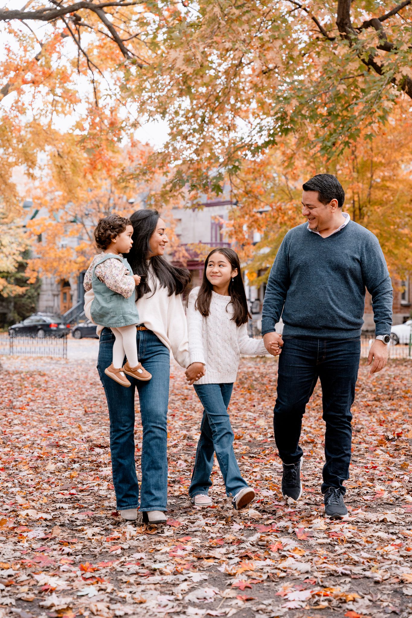Séance photo en automne à Montréal