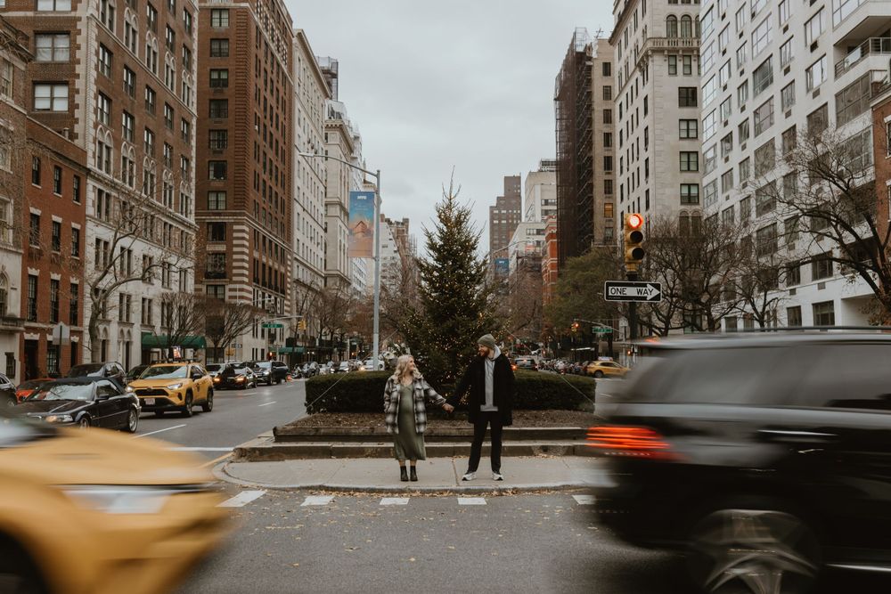 Long Island Winter Engagement Photos