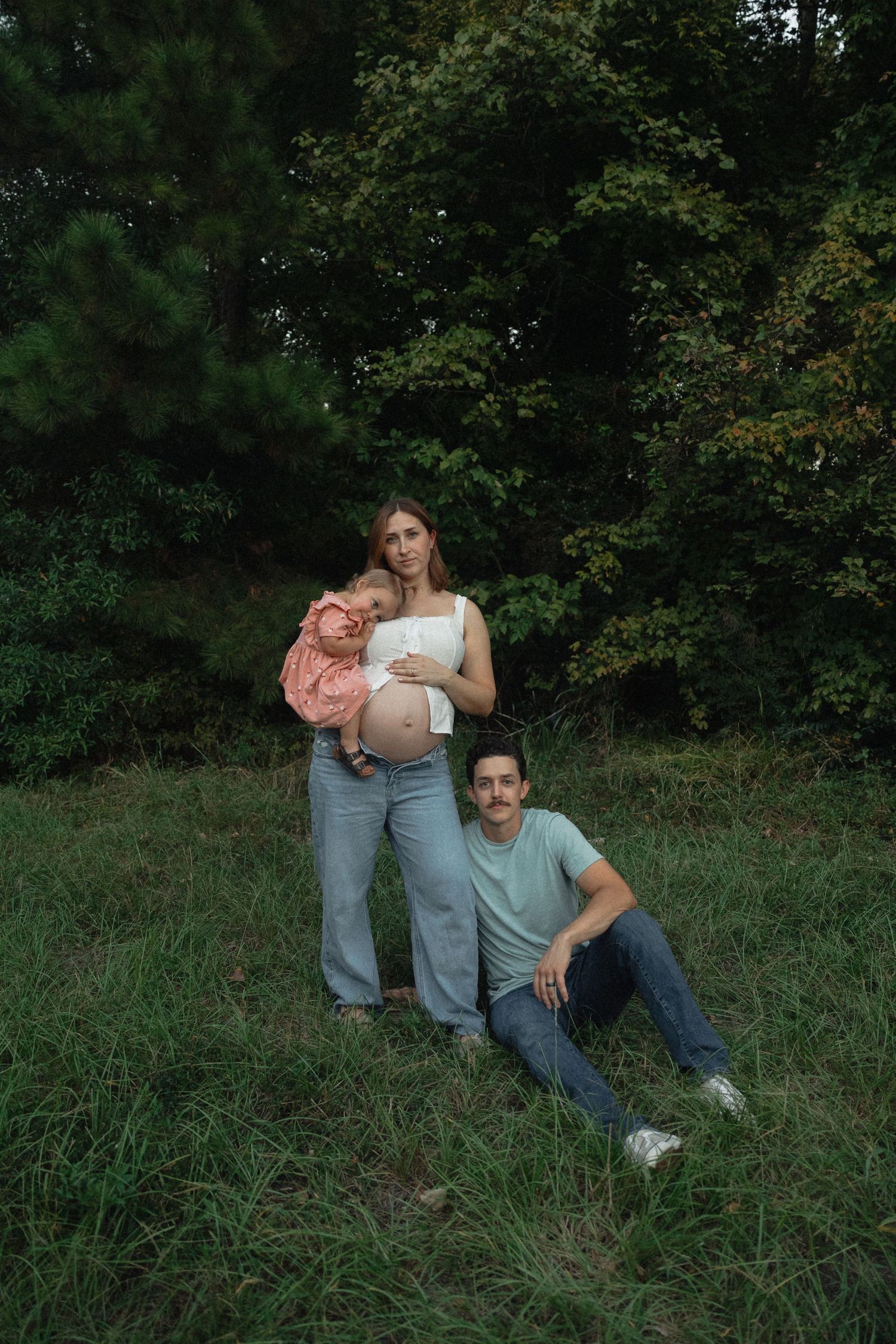 editorial maternity + family photo