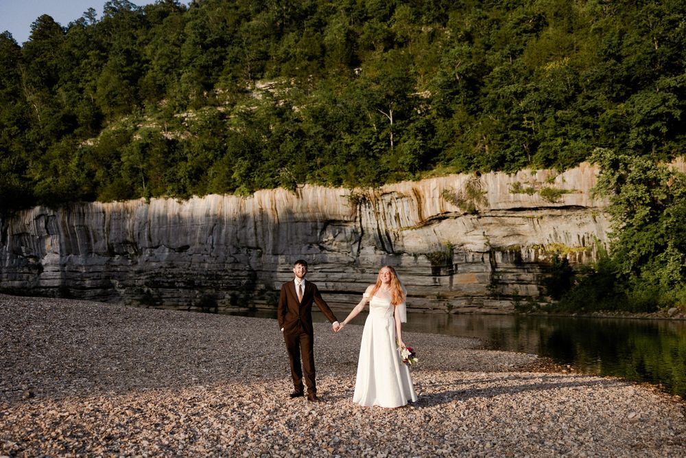 buffalo river elopement portraits