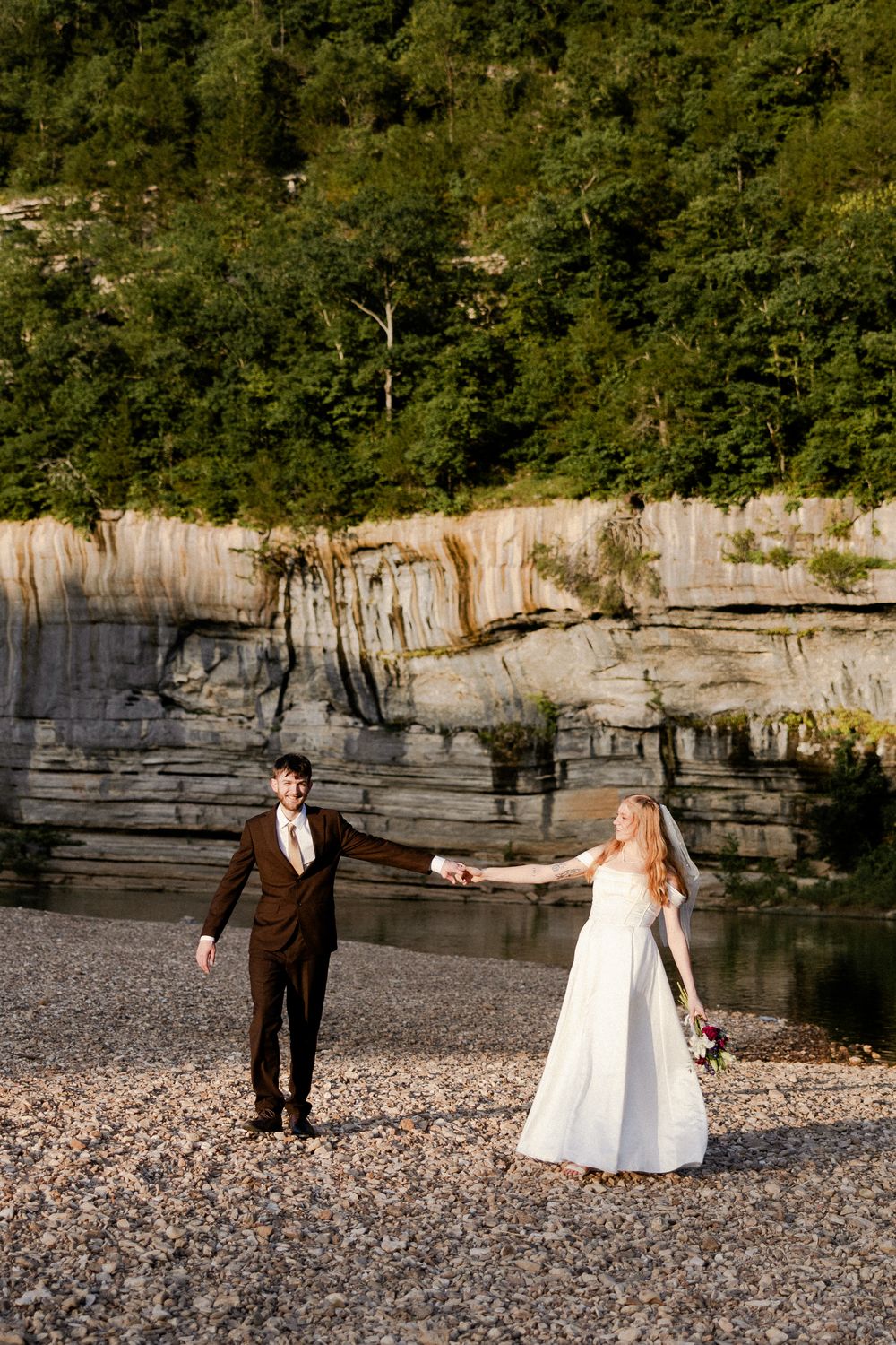 buffalo river elopement photos