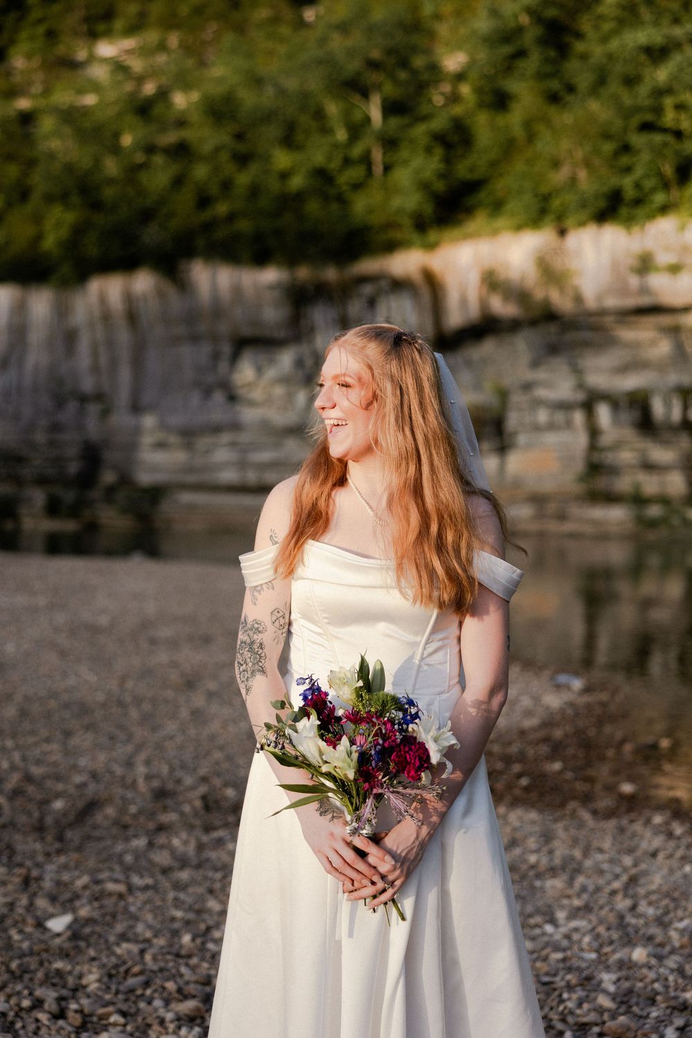 arkansas elopement bride