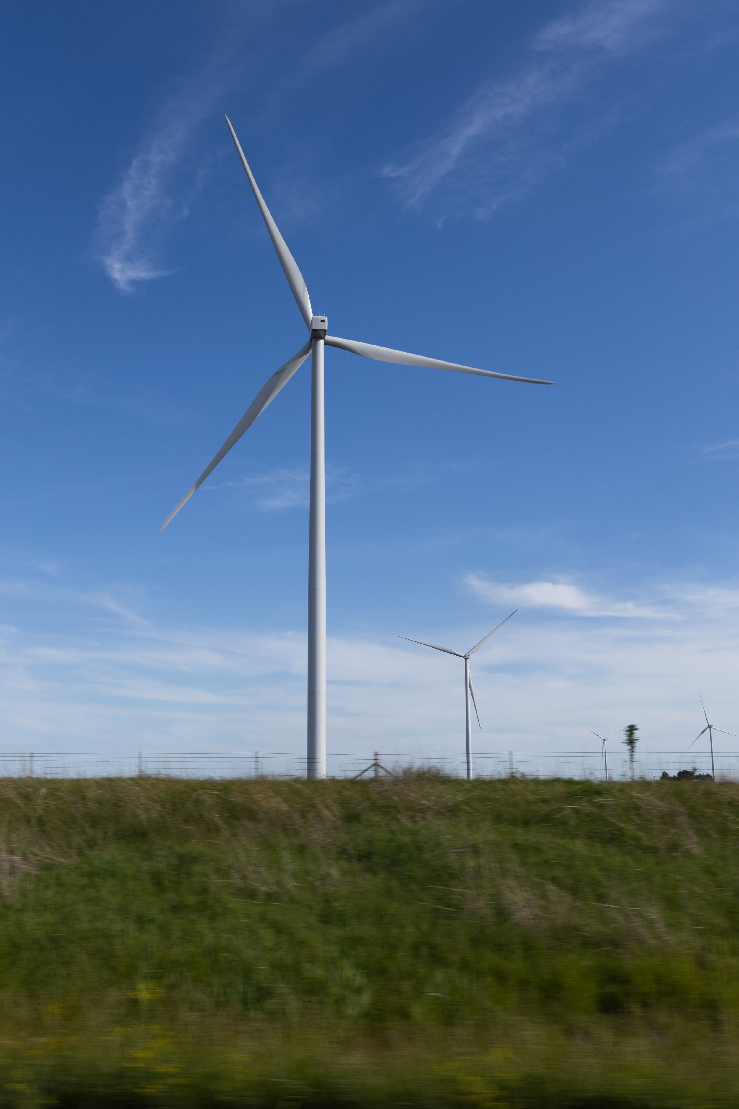 Creative photo of a wind turbine