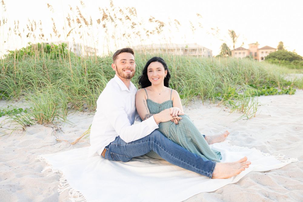 Event photography, Couples, engagement, beach, Vero Beach Florida Photographer, Portrait.