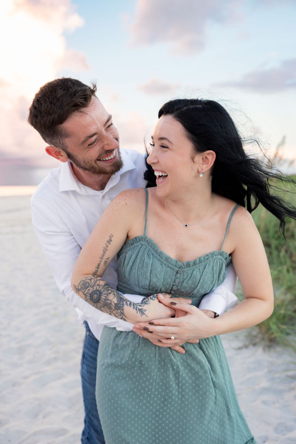 Event photography, Couples, engagement, beach, Vero Beach Florida Photographer, Portrait.