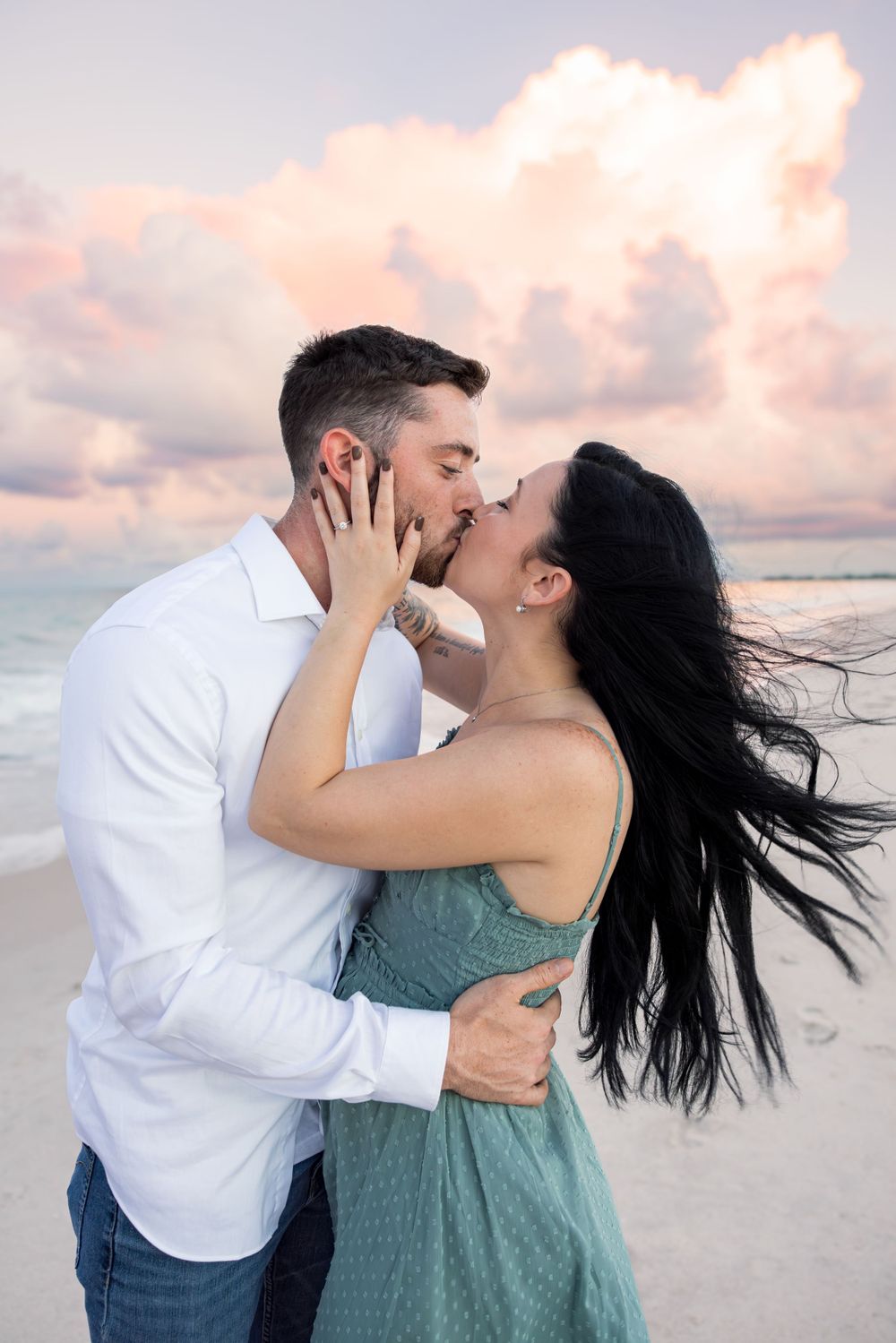Event photography, Couples, engagement, beach, Vero Beach Florida Photographer, Portrait.